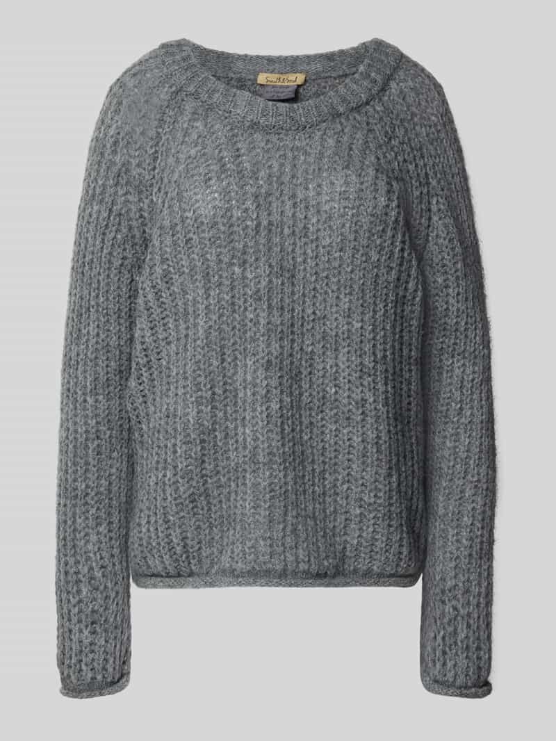 Smith and Soul Gebreide pullover met ronde hals en rolzoom