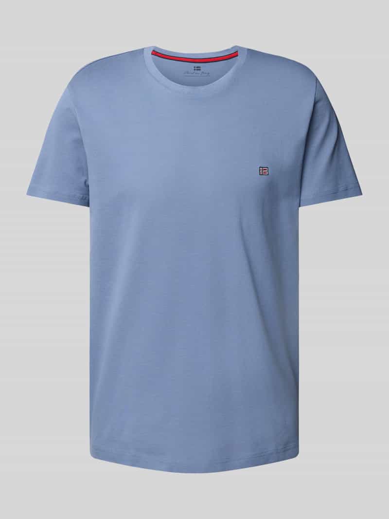 Christian Berg Men T-shirt met labelstitching