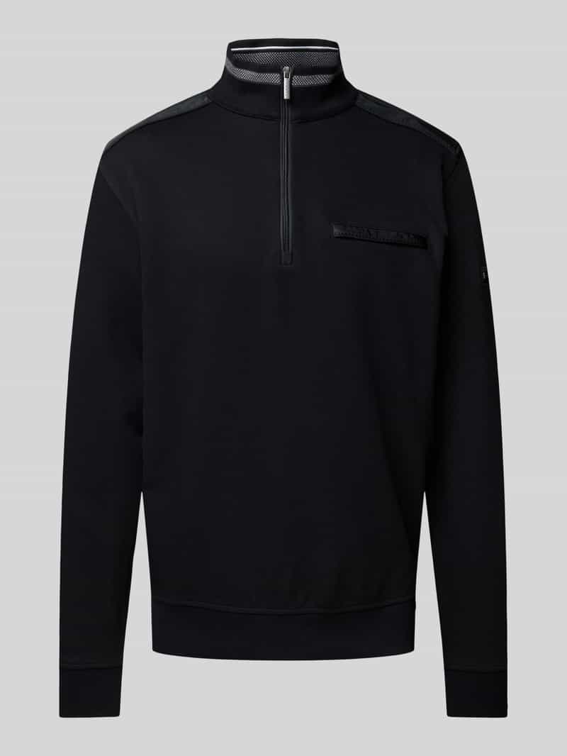 Bugatti Sweatshirt met labeldetail