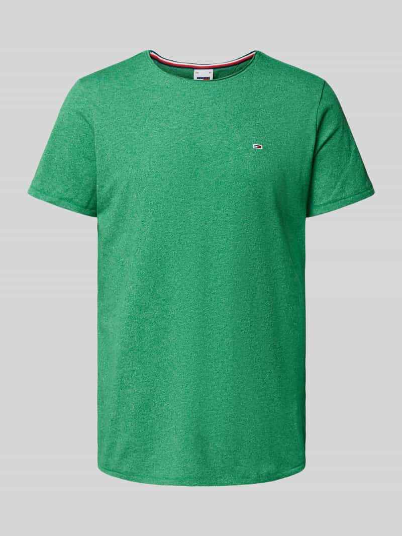 Tommy Jeans Slim fit T-shirt met logostitching