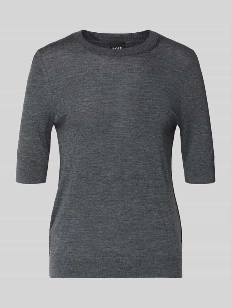 Boss Regular fit pullover van zuivere scheerwol model 'FARBELLA'