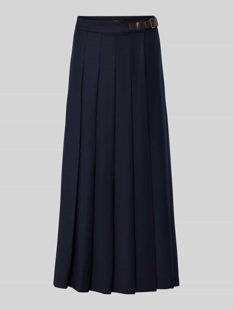 Weekend Max Mara Uitlopende wikkelrok van scheerwolmix model 'FASTOSO'