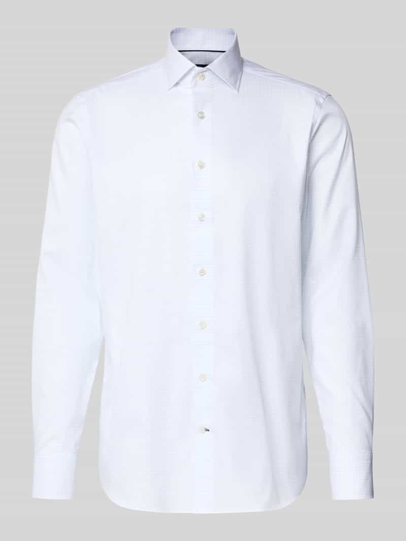 OLYMP SIGNATURE SLIM FIT Slim fit zakelijk overhemd met kentkraag model 'Savio'