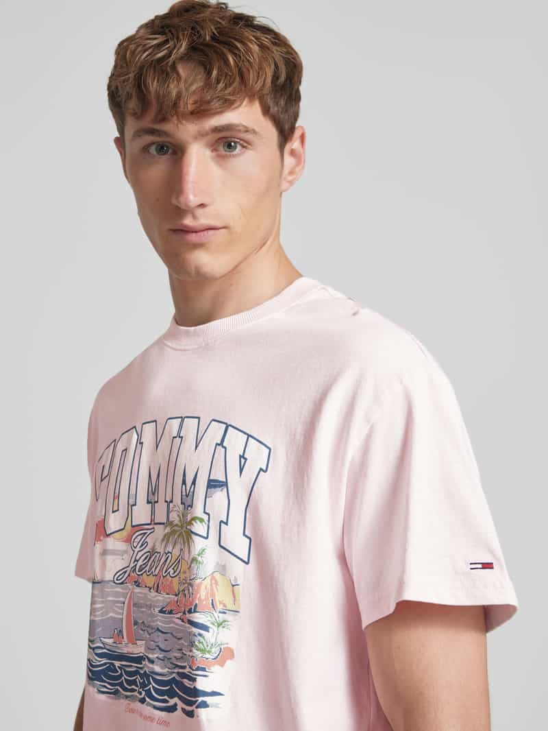 Tommy Jeans Relaxed fit T-shirt met motiefprint