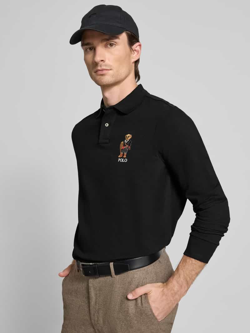 Polo Ralph Lauren Classic fit poloshirt met labelstitching