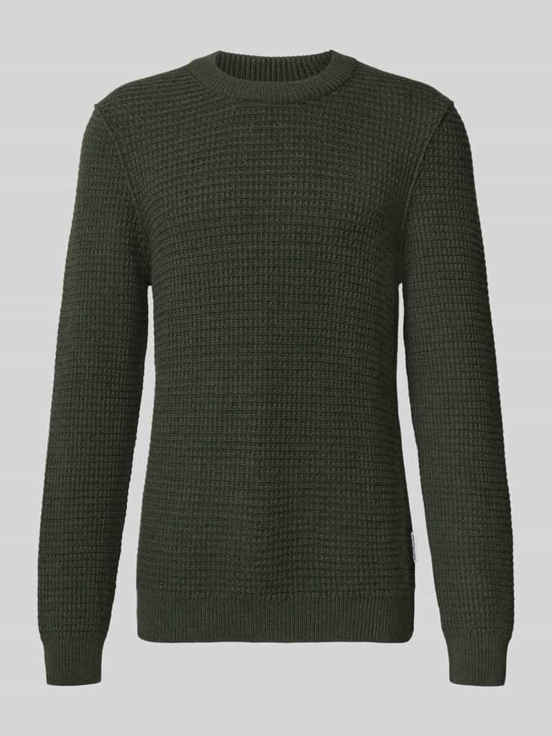 Marc O'Polo DENIM Regular fit gebreide pullover van katoenmix