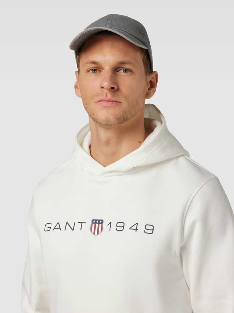 Gant Hoodie met labelprint