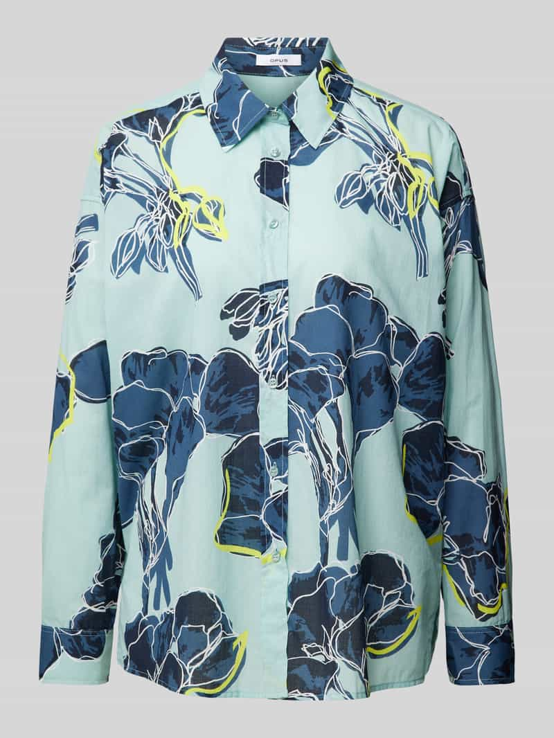 Opus Blouse met all-over motief model 'Fenlo'