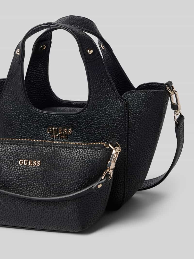 Guess Handtas met labelapplicatie model 'HELINA'