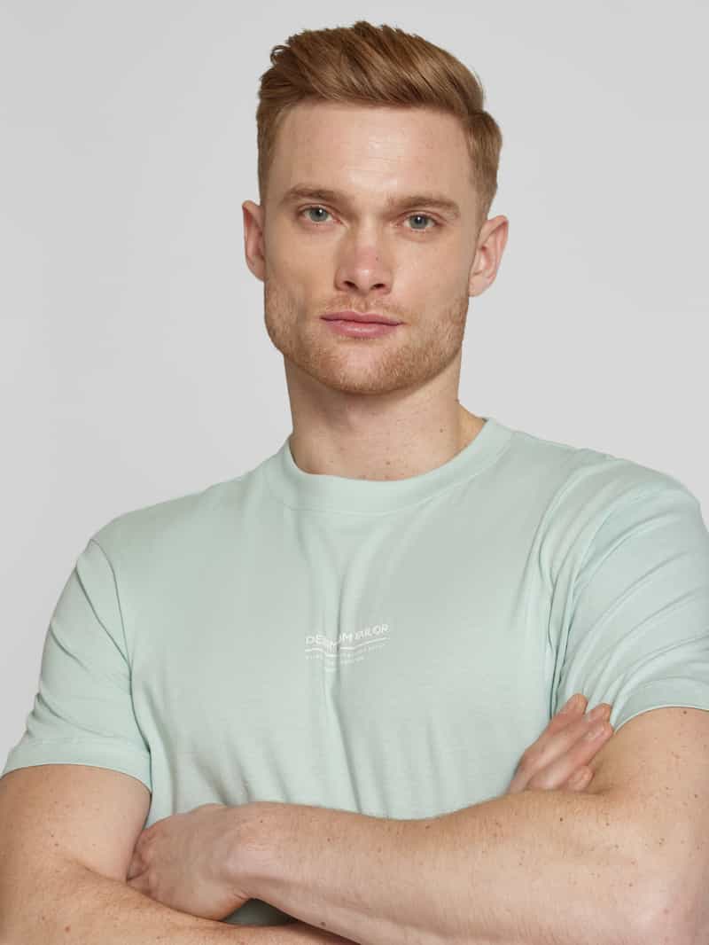 Tom Tailor Denim Regular fit T-shirt van puur katoen
