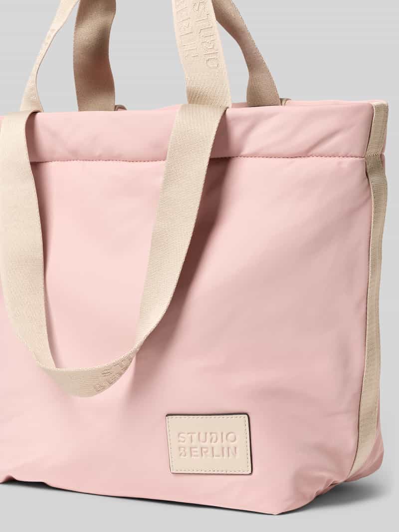 STUDIO BERLIN Shopper met logopatch model 'Prenzlau'