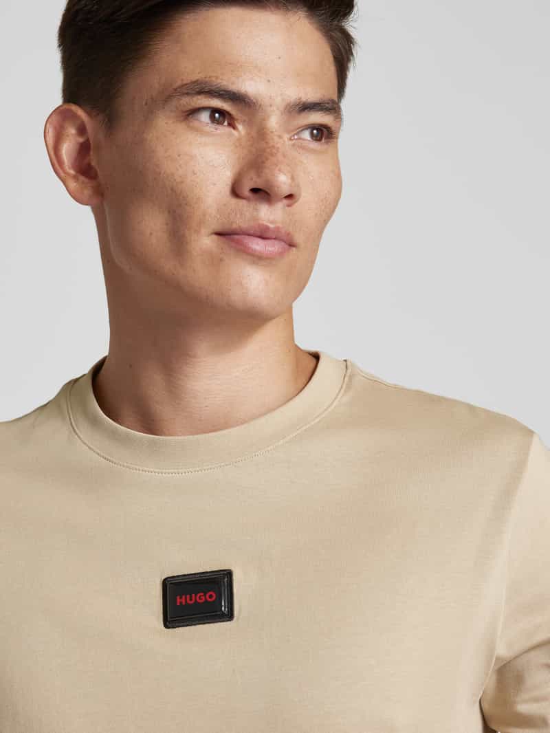 HUGO T-shirt met labelbadge model 'Diragolino'