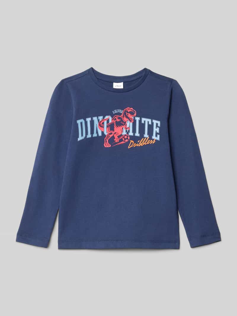 s.Oliver RED LABEL Regular fit shirt met lange mouwen van puur katoen