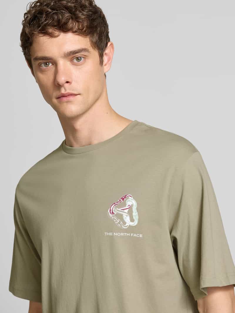The North Face T-shirt met labelprint