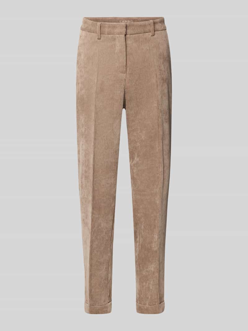 CAMBIO Corduroy broek met persplooien model 'KRYSTAL'