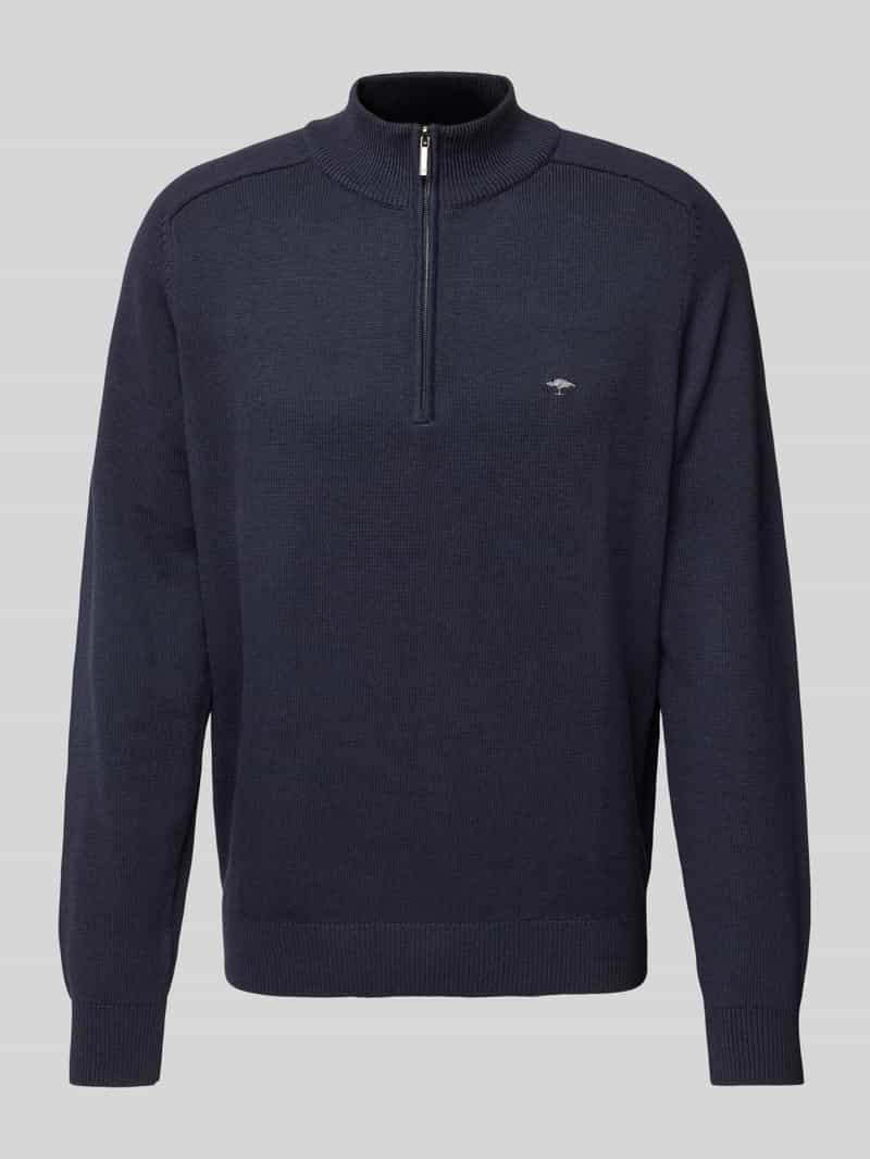 FYNCH-HATTON Gebreide pullover met labelstitching