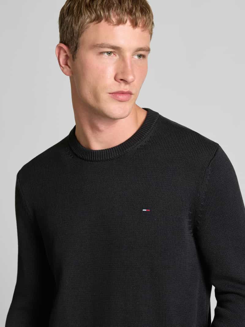 Tommy Jeans Regular fit gebreide pullover van zuiver katoen