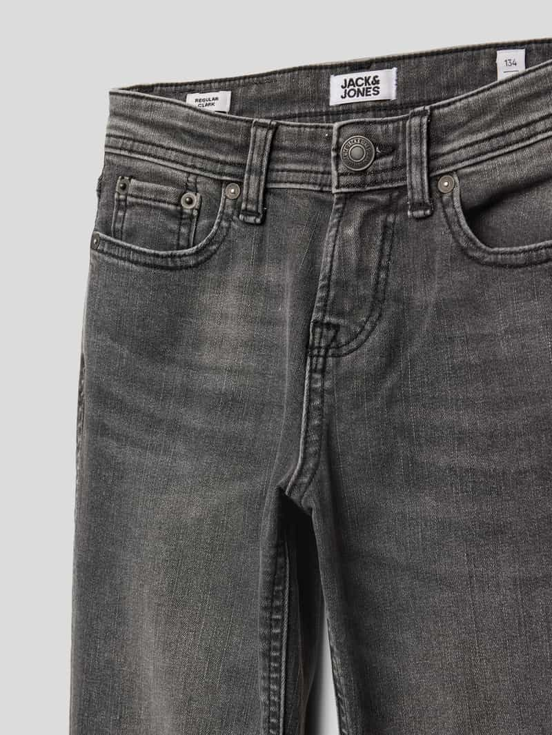 jack & jones Regular fit jeans met labelpatch model 'CLARK'