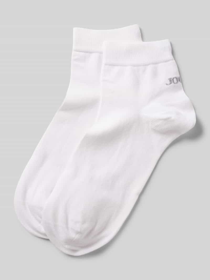 Sneakersokken met labeldetail