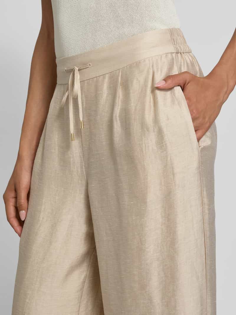 s.Oliver BLACK LABEL Comfort fit pantalon van lyocellmix
