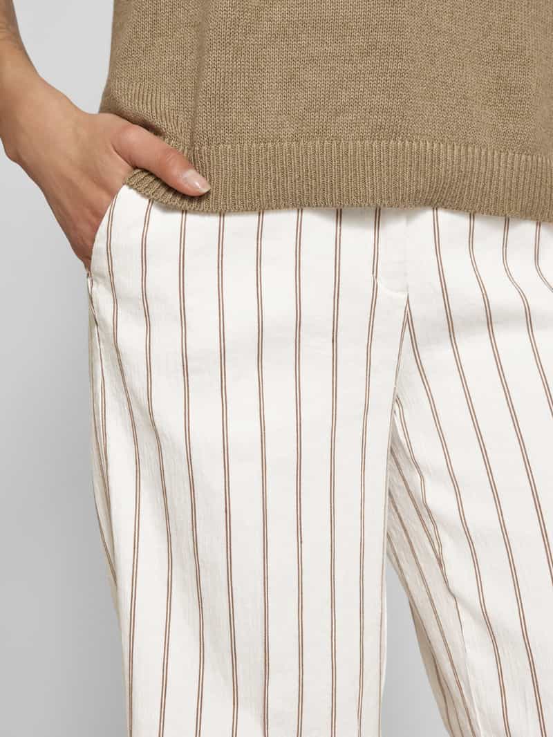 CAMBIO Stoffen broek met verkorte pasvorm model 'CALIFORNIA'