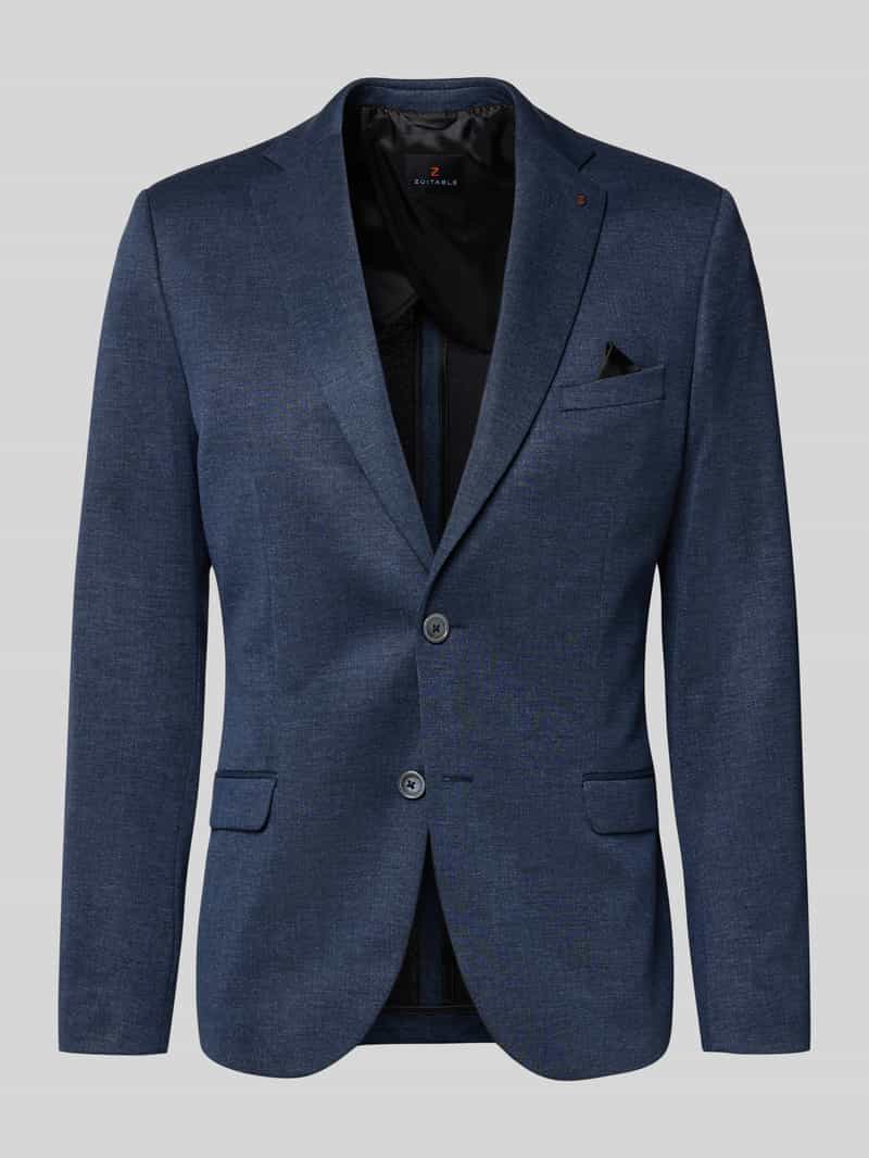 Zuitable Slim fit colbert met borstzak model 'Nick'