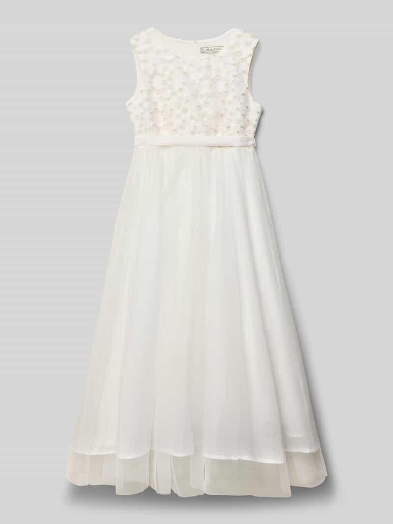 jurk met bloemen detail