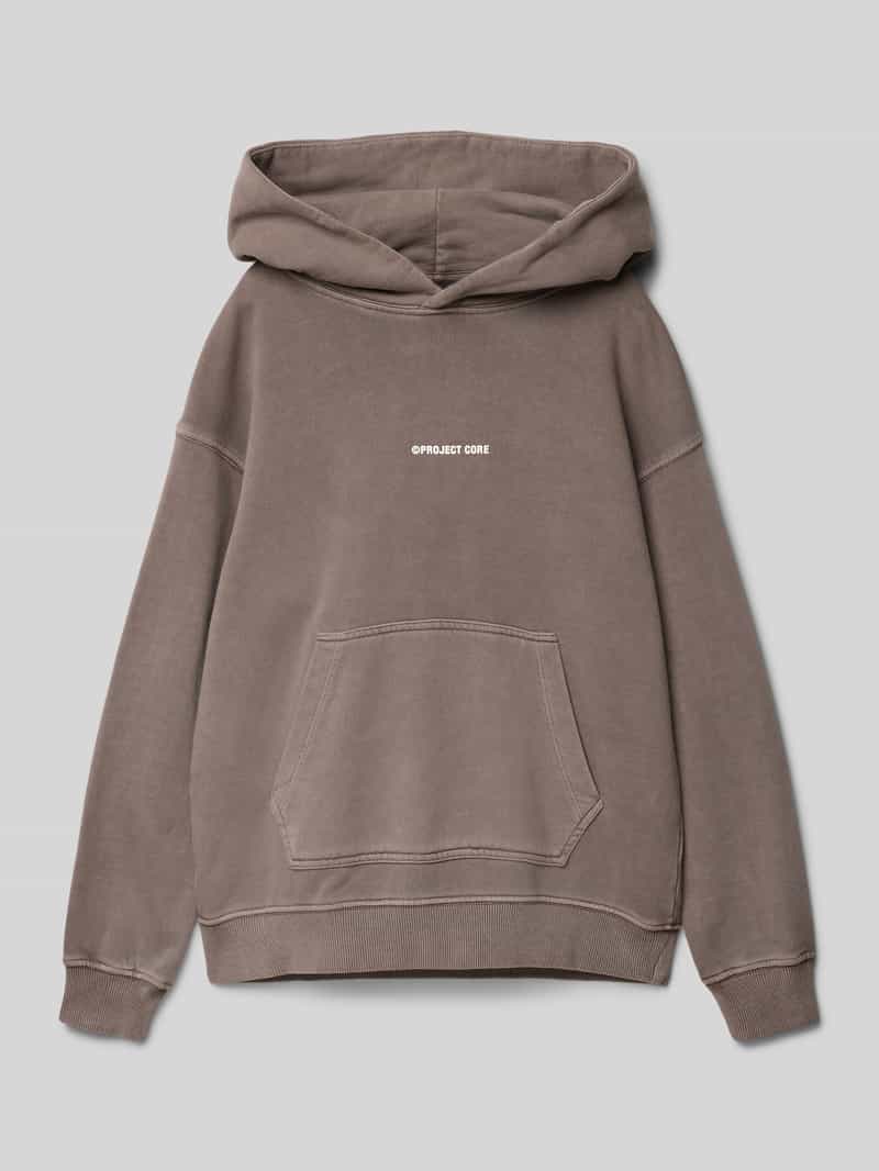 jack & jones Hoodie met labelprint model 'KINETIC'