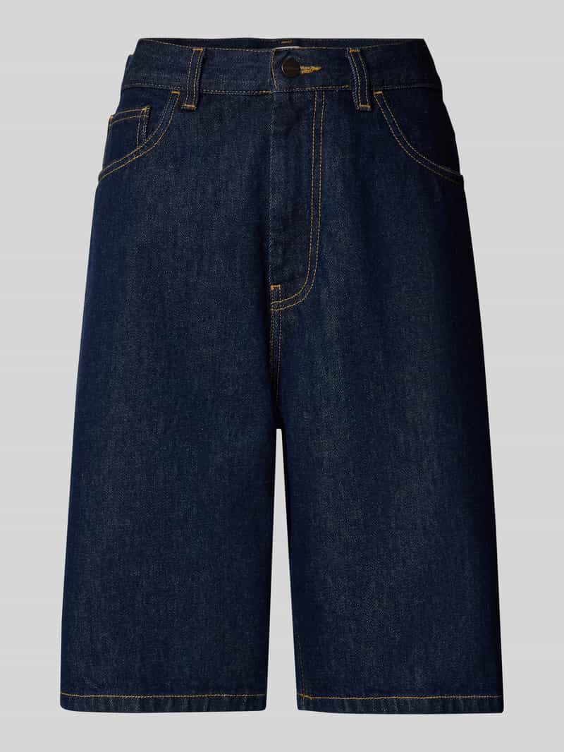 Carhartt Work In Progress Loose fit korte jeans met steekzakken model 'Brandon'
