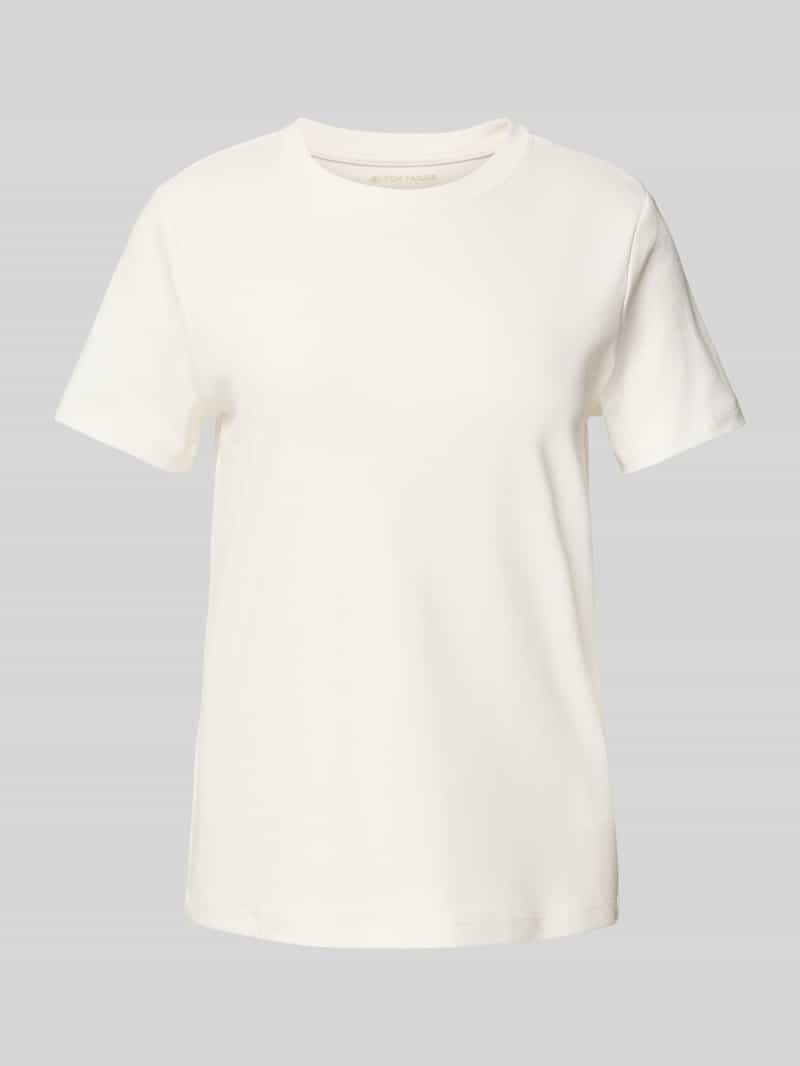 Tom Tailor Regular fit T-shirt van puur katoen