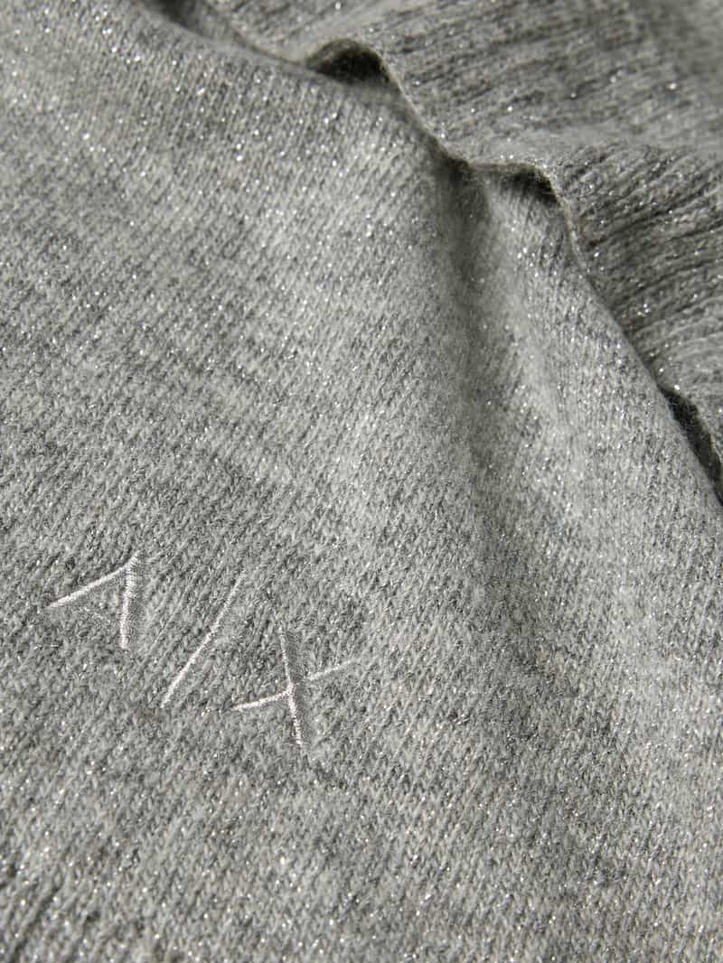 Armani Exchange Wollen sjaal met kasjmier