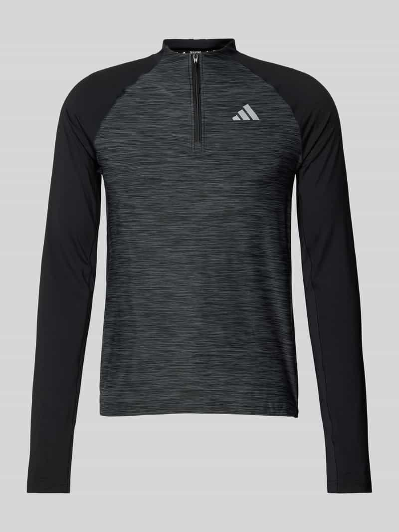 Adidas Training Shirt met lange mouwen en korte ritssluiting