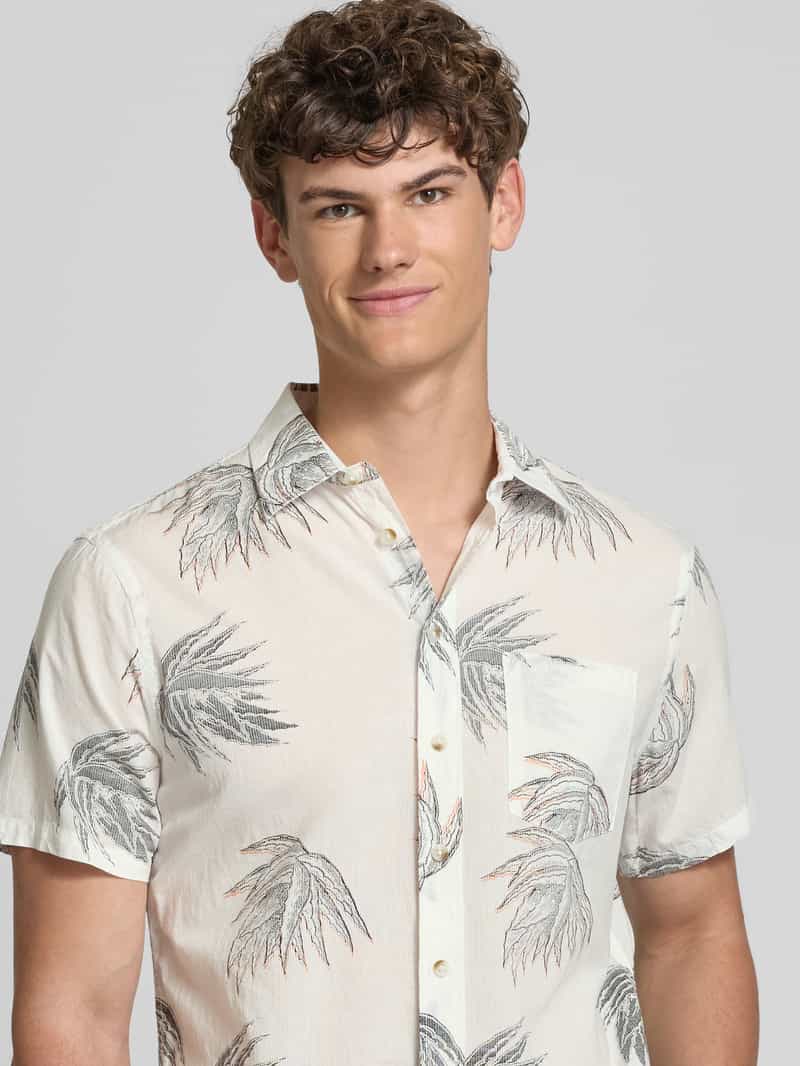 Blend Regular fit vrijetijdsoverhemd met 1 2-mouwen model 'ALAN'