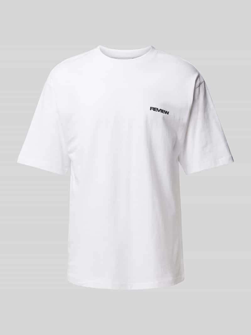 REVIEW T-shirt met labelprint