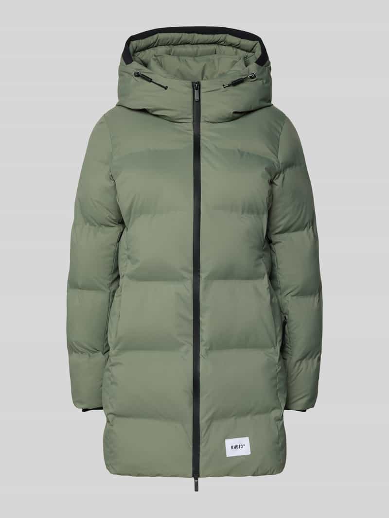 khujo Gewatteerd jack met labelpatch model 'Tanare