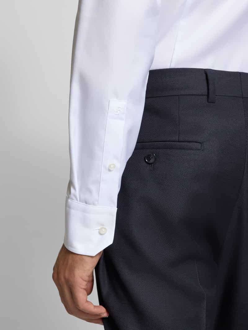 Boss Slim fit zakelijk overhemd van puur katoen