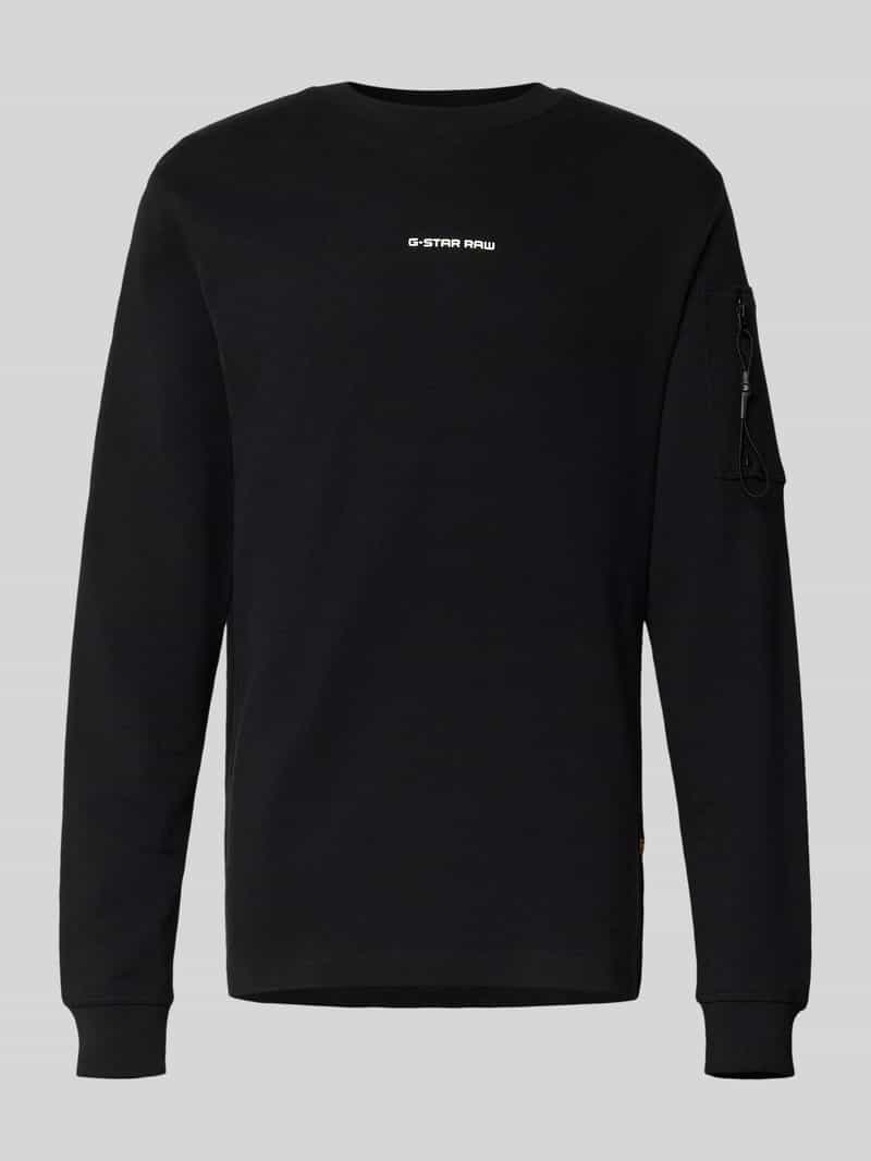 G-Star Raw Sweatshirt met ritszak op de mouw