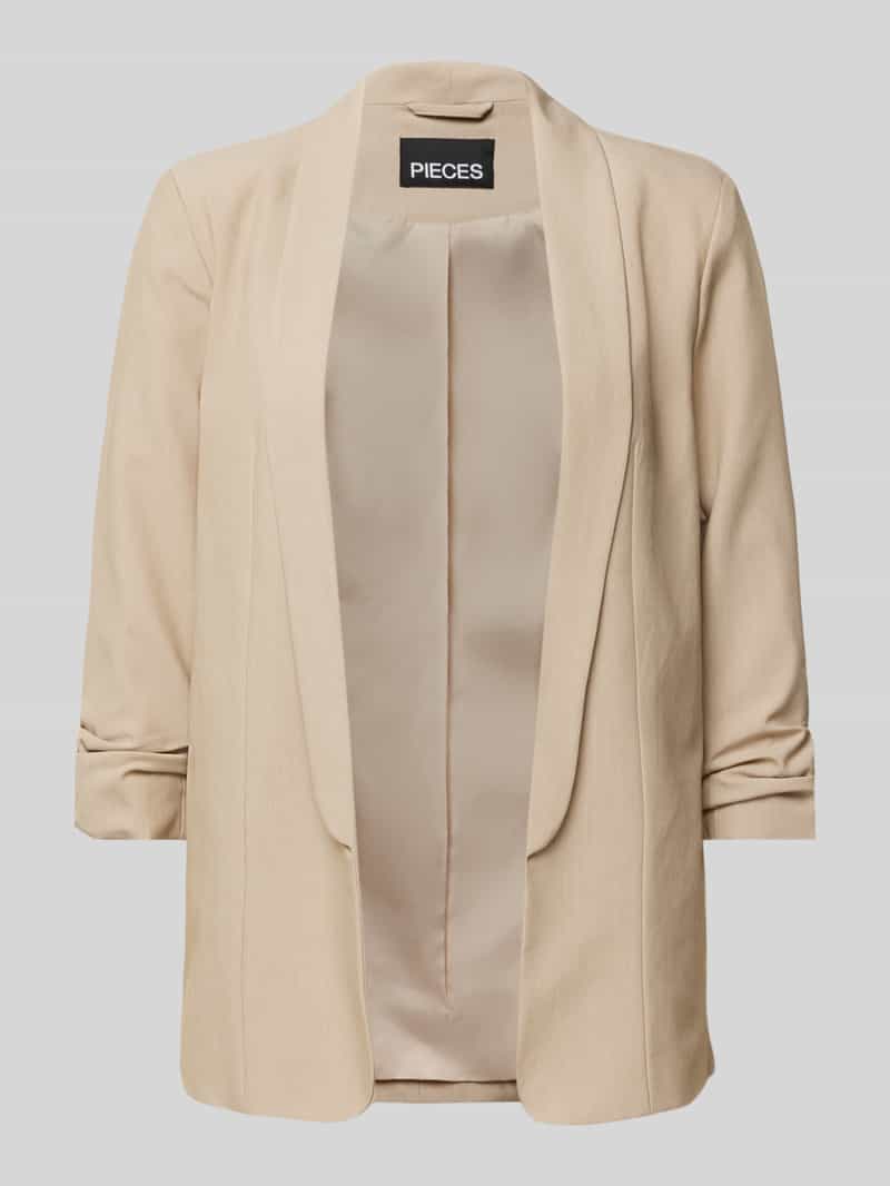 Pieces Blouseblazer PCBOSELLA 3/4 BLAZER NOOS met plooidetail op de mouw