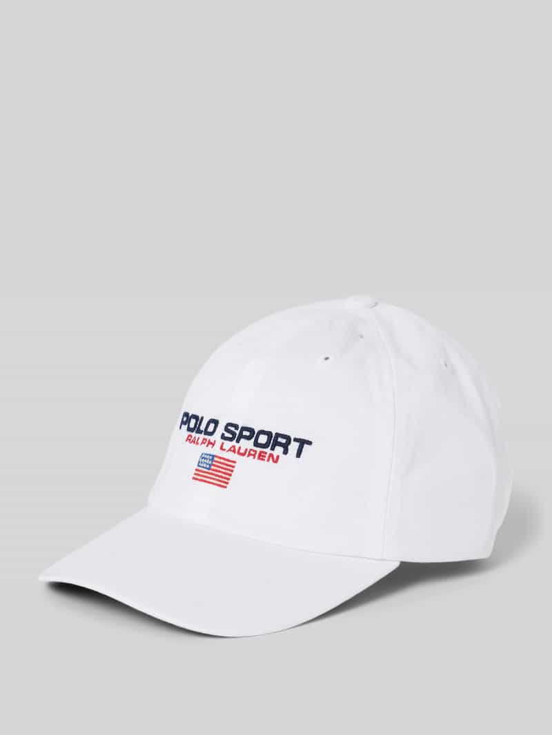 Polo Sport Baseballpet met labelstitching