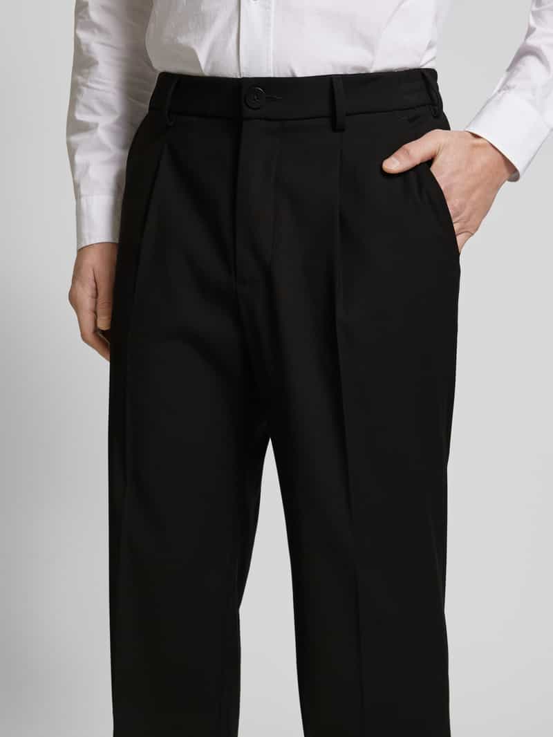 JAKE*S STUDIO MEN Straight leg broek met bandplooien