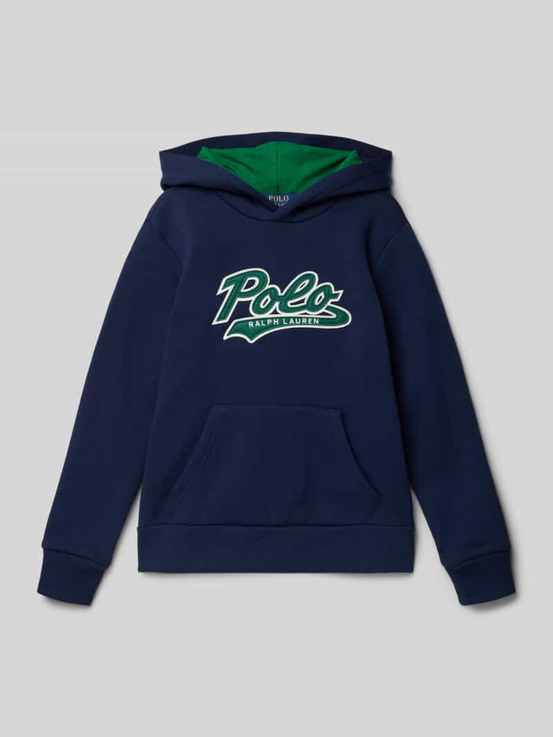 Polo Ralph Lauren Teens Hoodie met labelstitching