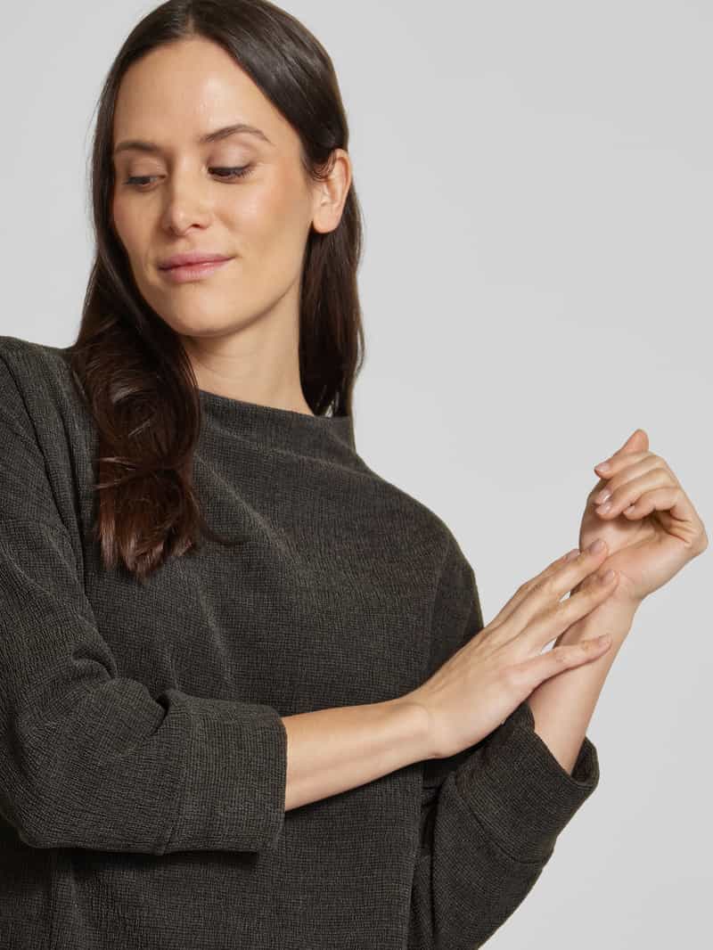 Street One Sweatshirt met viscose en 3 4-mouwen