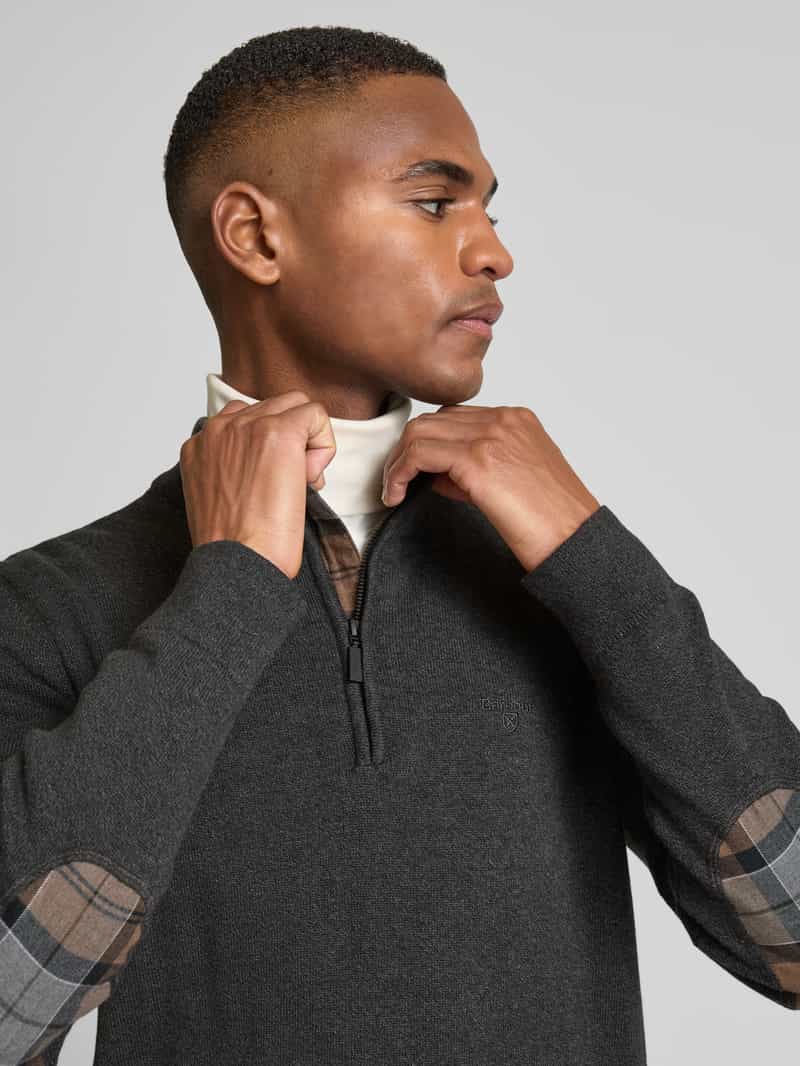 Barbour Gebreide pullover met schipperskraag