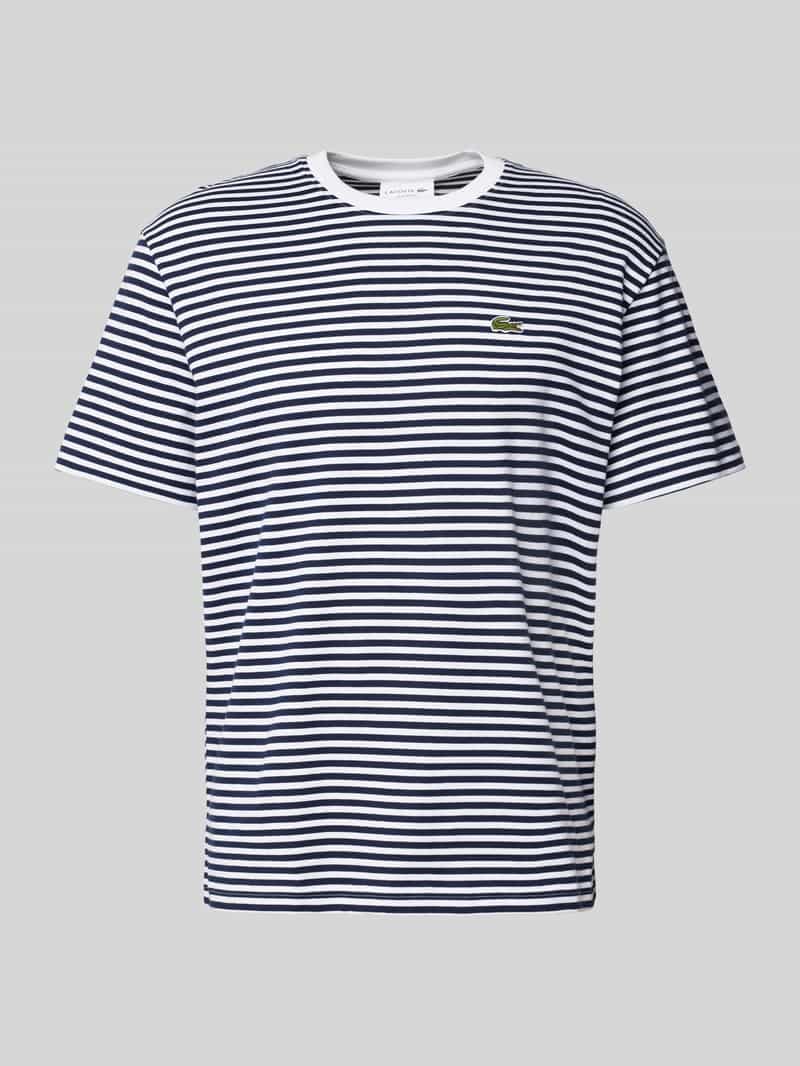 Lacoste T-shirt met labelstitching