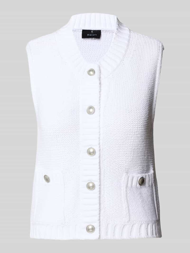 monari Mouwloos vest met zijzakken