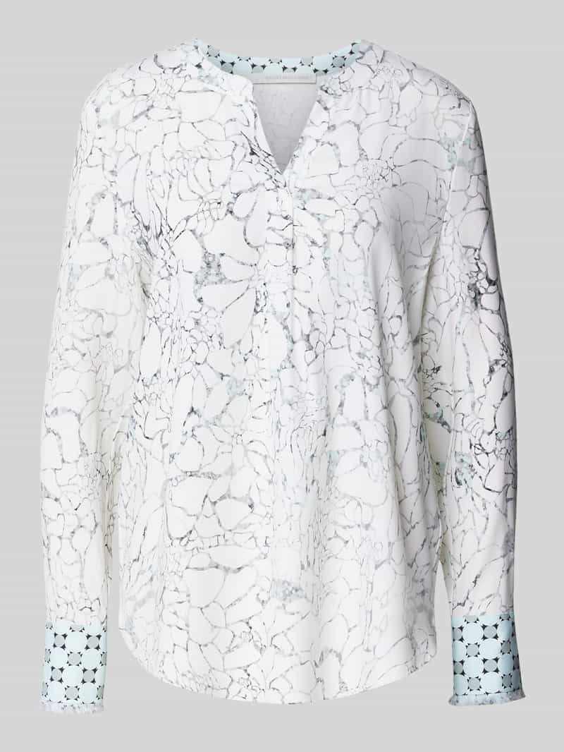 herzensangelegenheit Relaxed fit zijden blouse met stretch