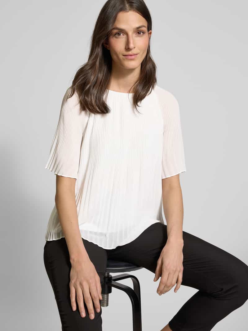 s.Oliver BLACK LABEL Regular fit chiffon blouse met korte raglanmouwen