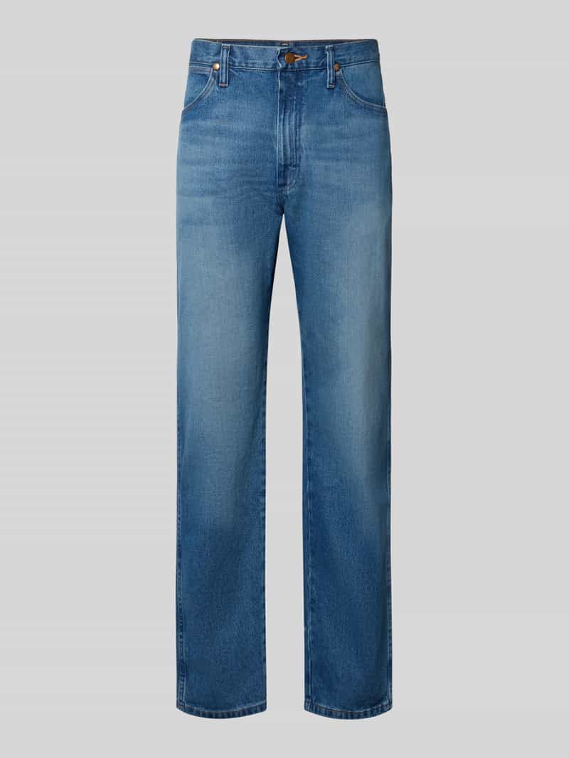 Wrangler Regular Fit Bootcut Jeans aus reiner Baumwolle Modell '13MWZ Cowboy' in Jeansblau, Größe 36/34 21142363634