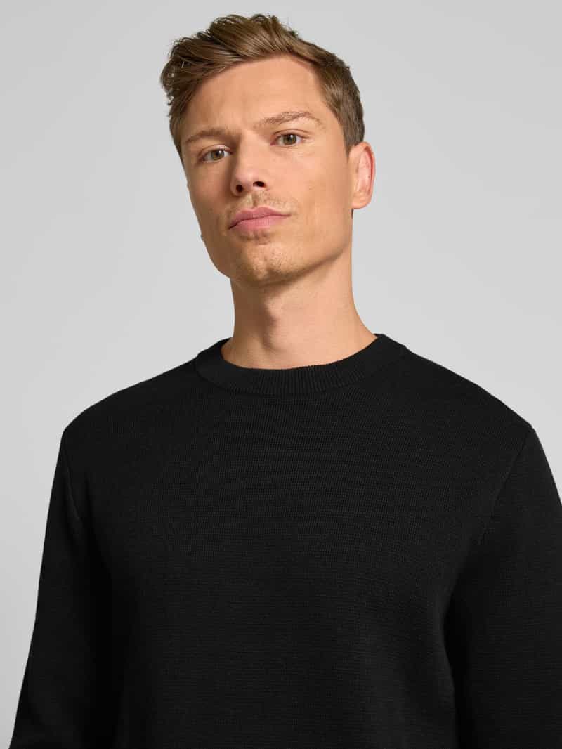 Jack & Jones Premium Gebreide pullover met ronde hals model 'MILANO'