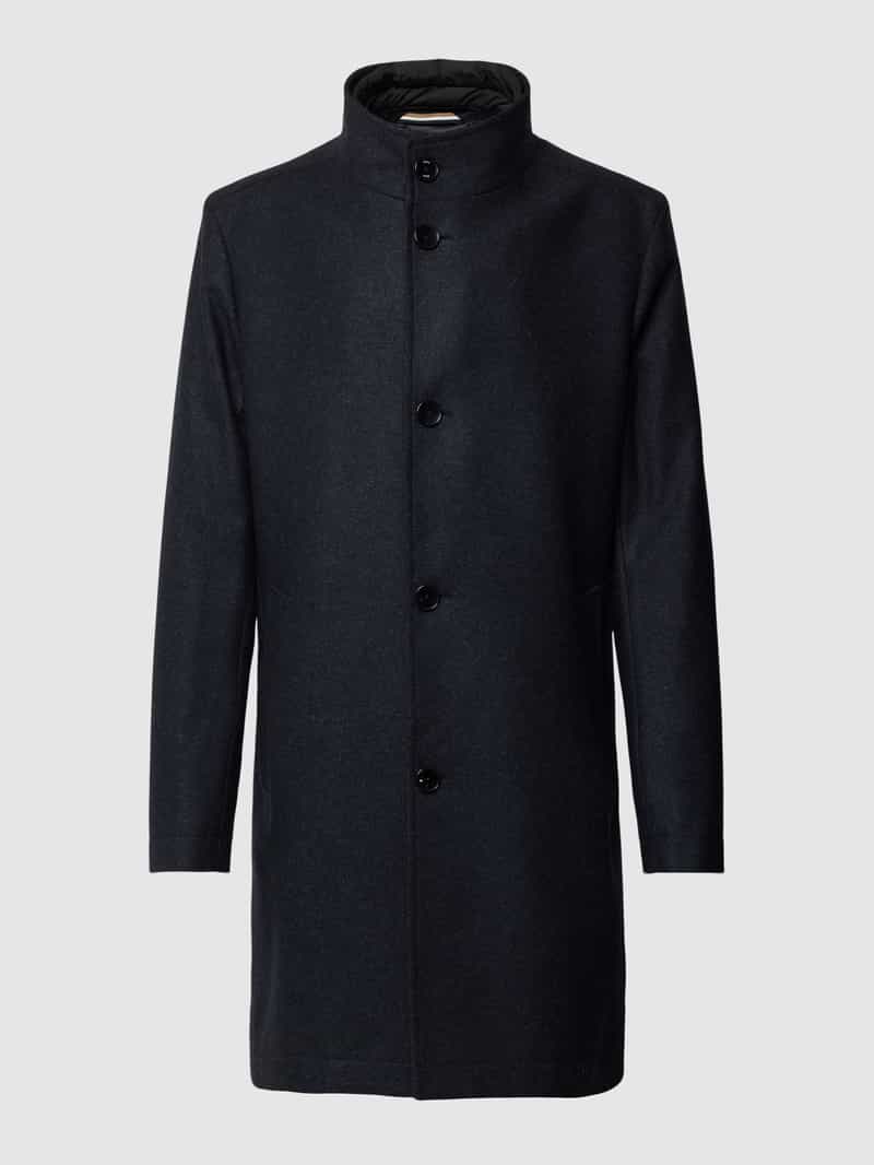 Boss Lange jas met opstaande kraag model 'Hyde'